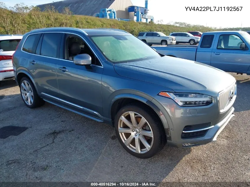 2018 Volvo Xc90 T6 Inscription VIN: YV4A22PL7J1192567 Lot: 40516294