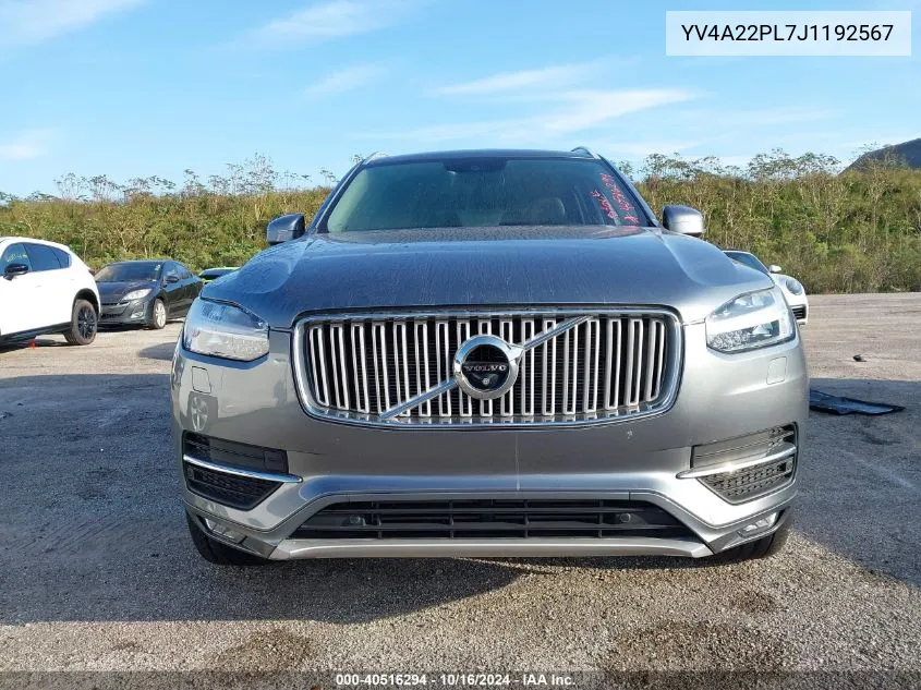 2018 Volvo Xc90 T6 Inscription VIN: YV4A22PL7J1192567 Lot: 40516294