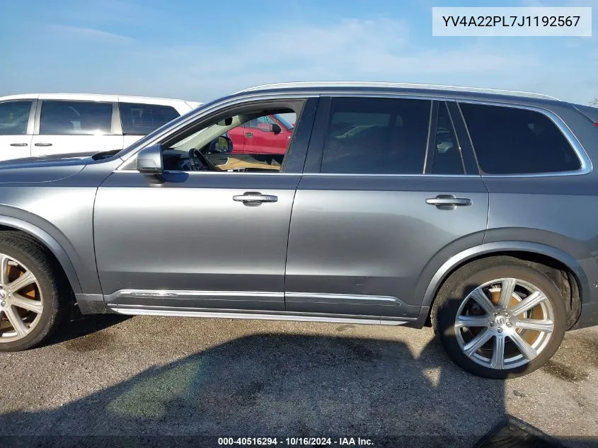 YV4A22PL7J1192567 2018 Volvo Xc90 T6 Inscription