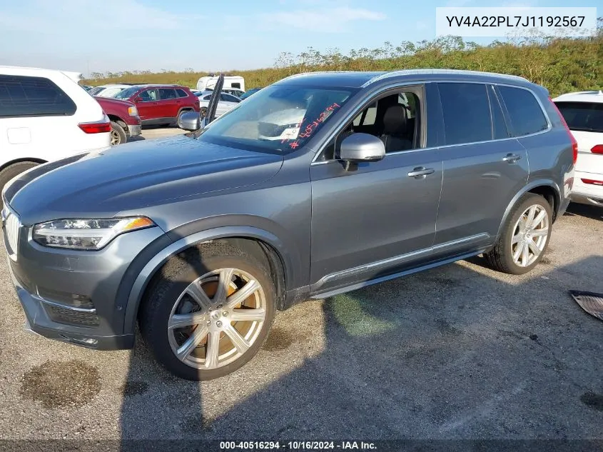 2018 Volvo Xc90 T6 Inscription VIN: YV4A22PL7J1192567 Lot: 40516294