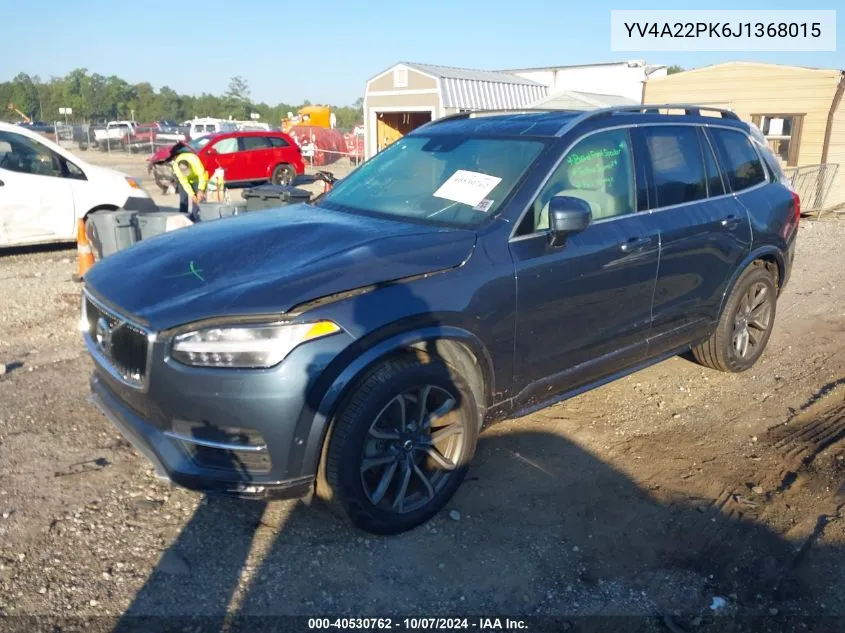 2018 Volvo Xc90 T6 VIN: YV4A22PK6J1368015 Lot: 40530762