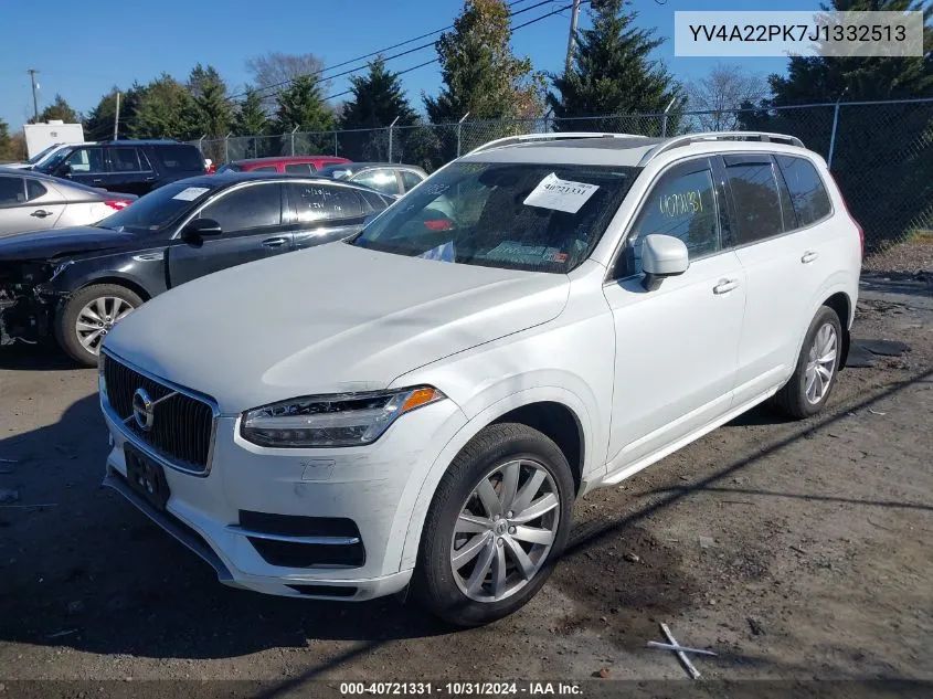 YV4A22PK7J1332513 2018 Volvo Xc90 T6 Momentum