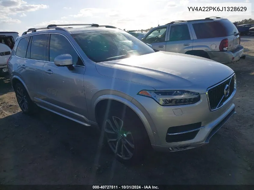 2018 Volvo Xc90 T6 Momentum VIN: YV4A22PK6J1328629 Lot: 40727511