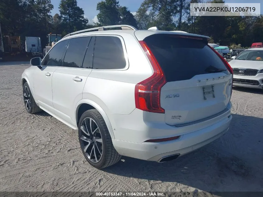 YV4A22PK0J1206719 2018 Volvo Xc90 T6 Momentum