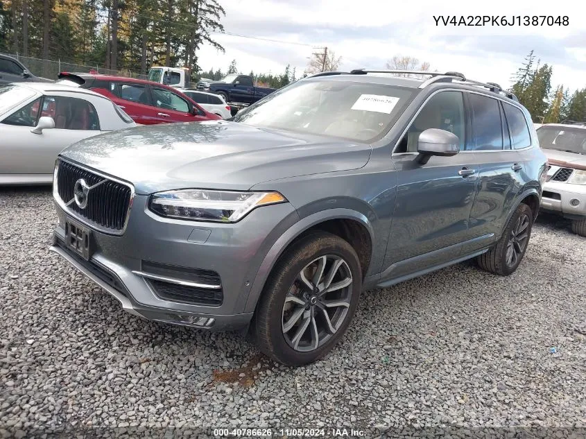 YV4A22PK6J1387048 2018 Volvo Xc90 T6 Momentum