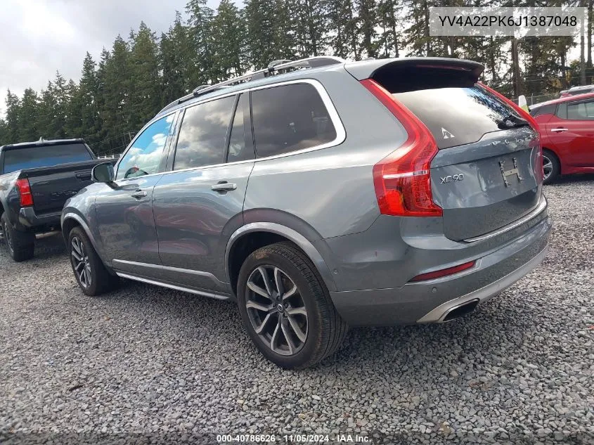 YV4A22PK6J1387048 2018 Volvo Xc90 T6 Momentum