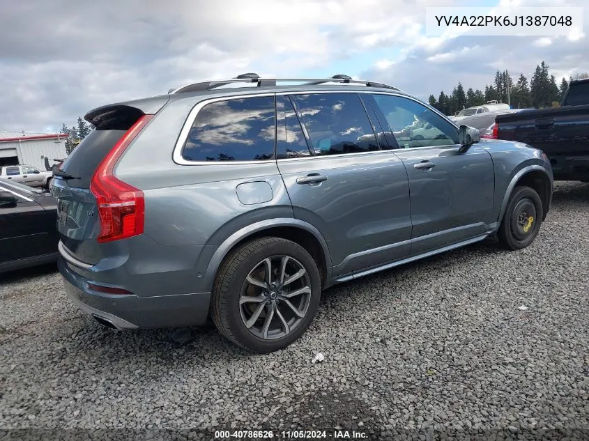 YV4A22PK6J1387048 2018 Volvo Xc90 T6 Momentum