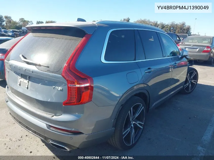 2018 Volvo Xc90 Hybrid T8 R-Design VIN: YV4BR0PM4J1390049 Lot: 40802644