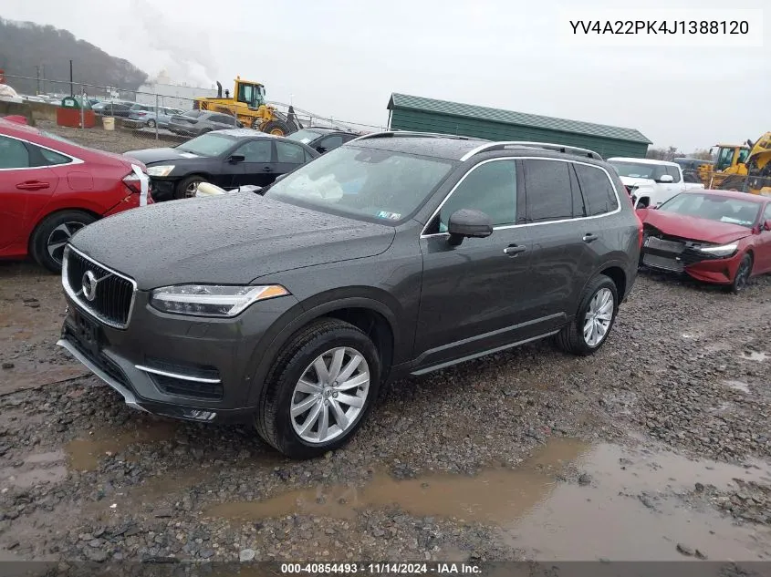 2018 Volvo Xc90 T6 Momentum VIN: YV4A22PK4J1388120 Lot: 40854493