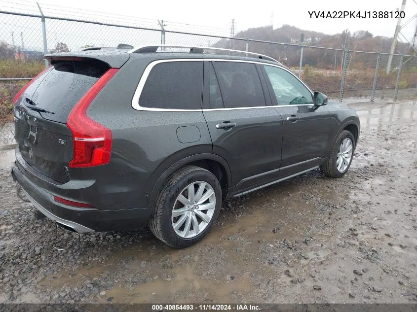 2018 Volvo Xc90 T6 Momentum VIN: YV4A22PK4J1388120 Lot: 40854493