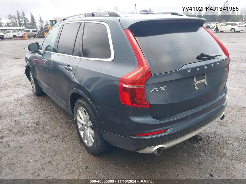 2018 Volvo Xc90 T5 Momentum VIN: YV4102PK4J1341966 Lot: 40865889