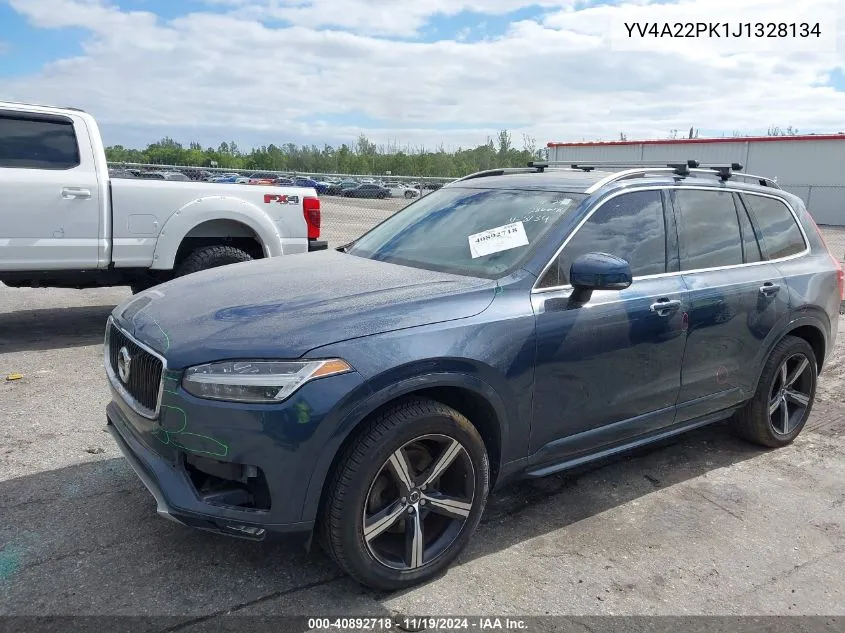 2018 Volvo Xc90 T6 Momentum VIN: YV4A22PK1J1328134 Lot: 40892718