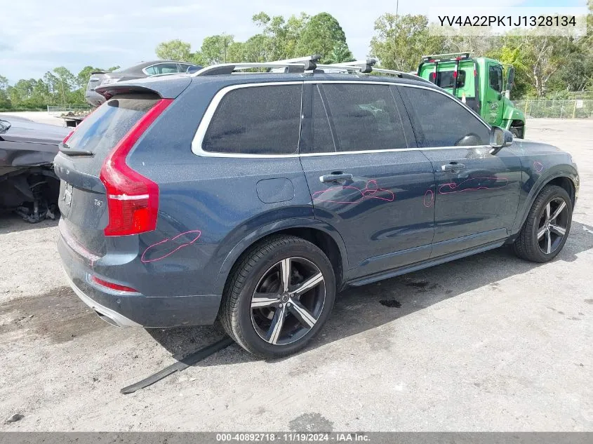 2018 Volvo Xc90 T6 Momentum VIN: YV4A22PK1J1328134 Lot: 40892718