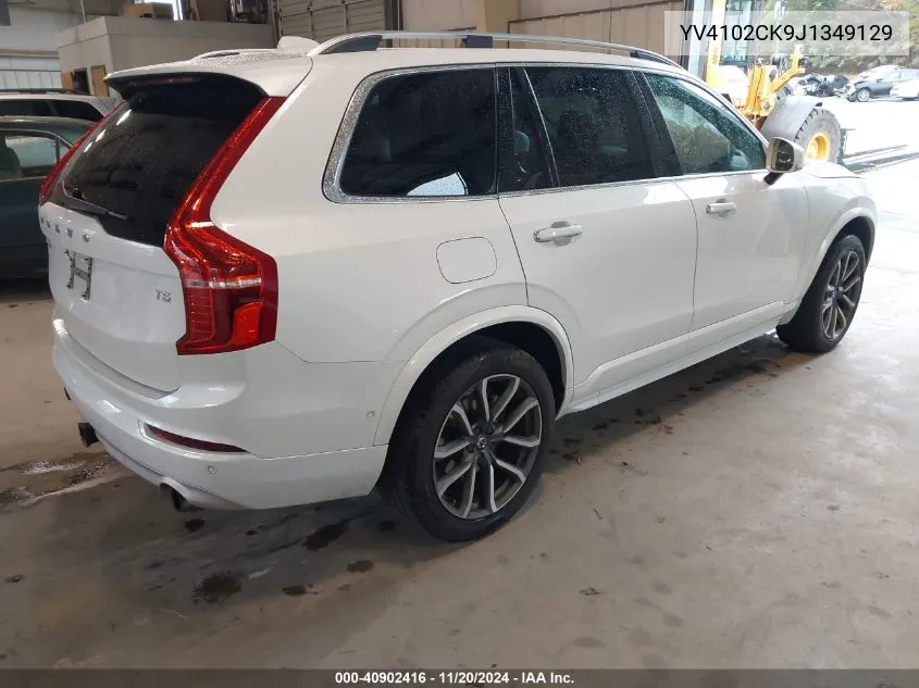 2018 Volvo Xc90 T5 Momentum VIN: YV4102CK9J1349129 Lot: 40902416