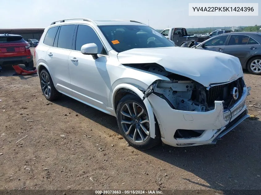 YV4A22PK5K1424396 2019 Volvo Xc90 T6 Momentum