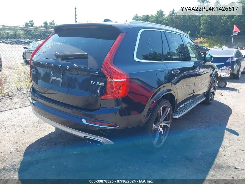 2019 Volvo Xc90 T6 Inscription VIN: YV4A22PL4K1426617 Lot: 39876525