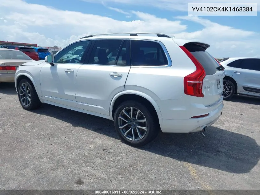 YV4102CK4K1468384 2019 Volvo Xc90 T5 Momentum