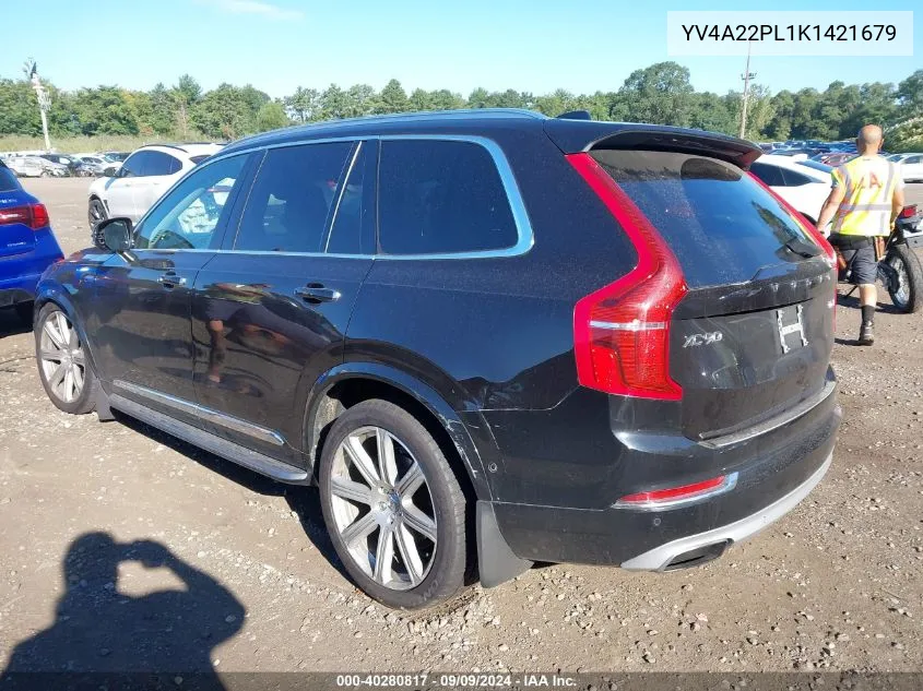 2019 Volvo Xc90 T6 Inscription VIN: YV4A22PL1K1421679 Lot: 40280817