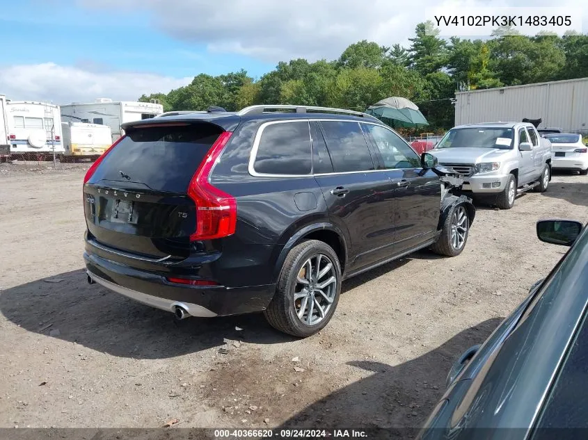 YV4102PK3K1483405 2019 Volvo Xc90 T5 Momentum