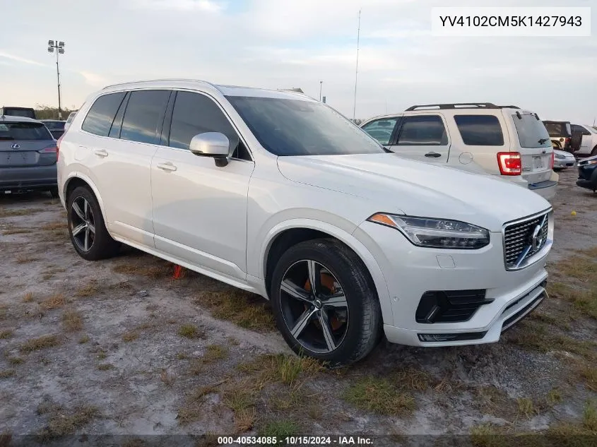 YV4102CM5K1427943 2019 Volvo Xc90 T5 R-Design