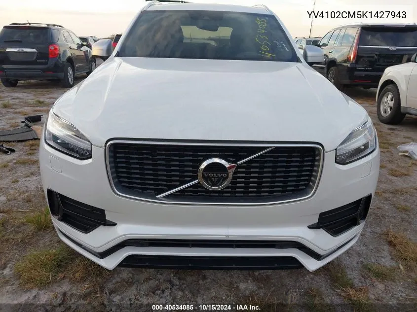 YV4102CM5K1427943 2019 Volvo Xc90 T5 R-Design