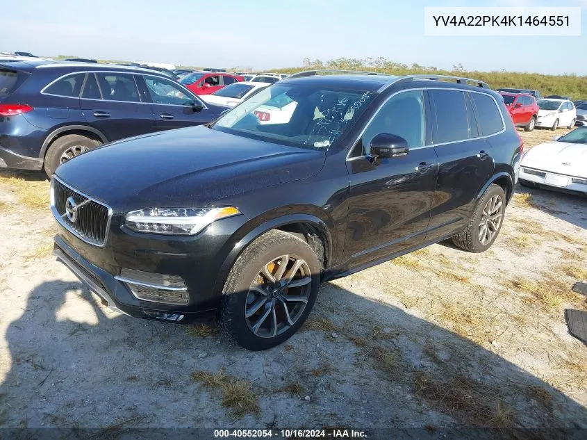 YV4A22PK4K1464551 2019 Volvo Xc90 T6 Momentum