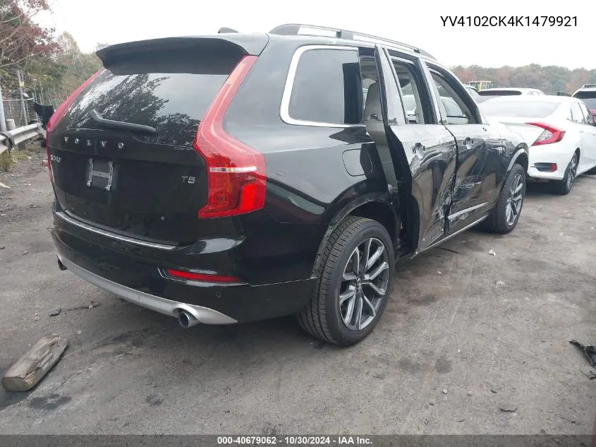 2019 Volvo Xc90 T5 Momentum VIN: YV4102CK4K1479921 Lot: 40679062