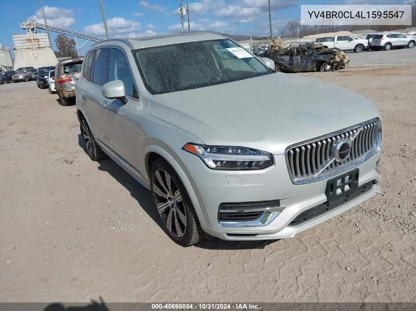 YV4BR0CL4L1595547 2020 Volvo Xc90 Hybrid T8 Inscription 7 Passenger