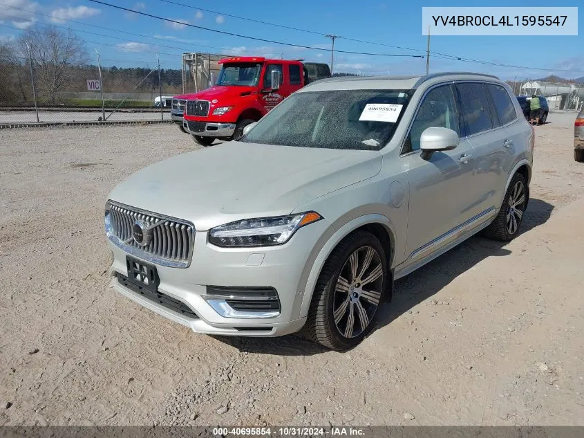 YV4BR0CL4L1595547 2020 Volvo Xc90 Hybrid T8 Inscription 7 Passenger