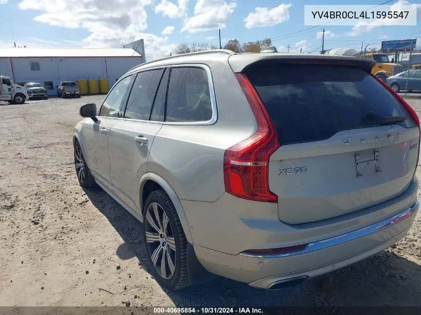 YV4BR0CL4L1595547 2020 Volvo Xc90 Hybrid T8 Inscription 7 Passenger