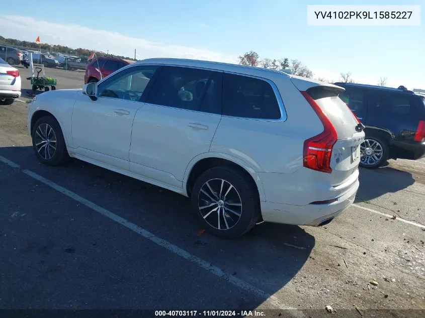 YV4102PK9L1585227 2020 Volvo Xc90 T5 Momentum 7 Passenger