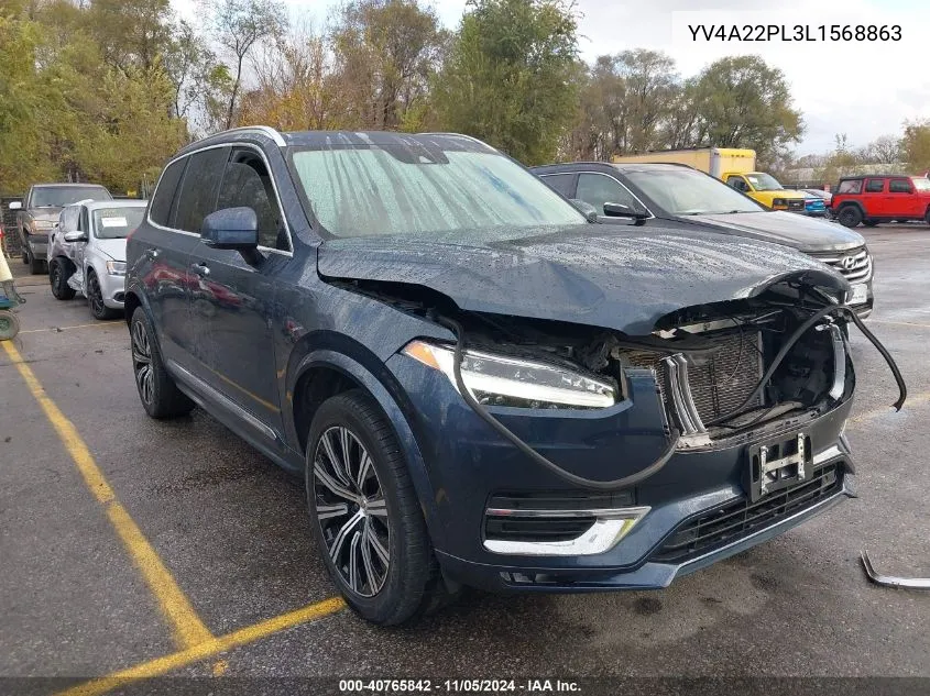 2020 Volvo Xc90 T6 Inscription 7 Passenger VIN: YV4A22PL3L1568863 Lot: 40765842