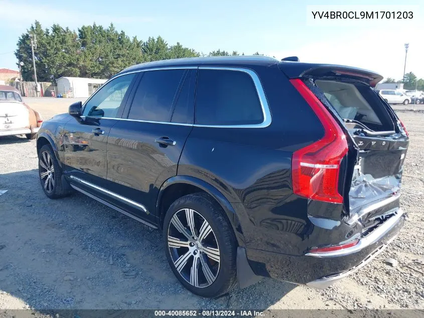 YV4BR0CL9M1701203 2021 Volvo Xc90 T8 Recharge Inscription