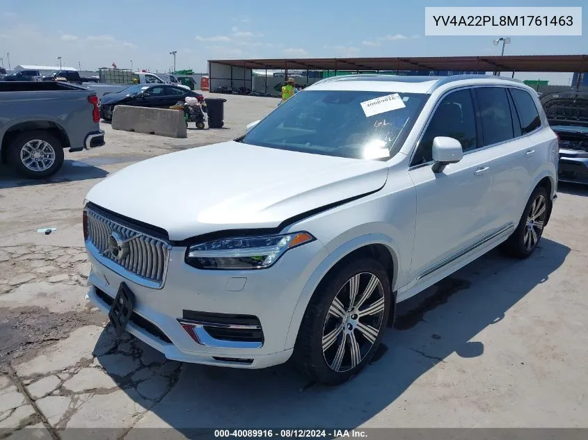 YV4A22PL8M1761463 2021 Volvo Xc90 T6 Inscription 7 Passenger