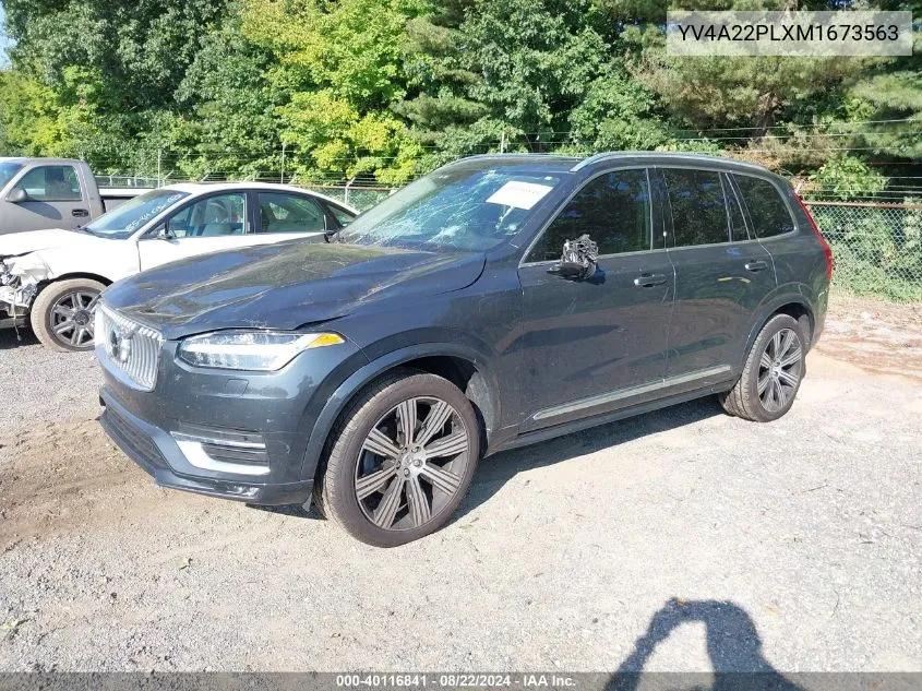 2021 Volvo Xc90 T6 Inscription 7 Passenger VIN: YV4A22PLXM1673563 Lot: 40116841