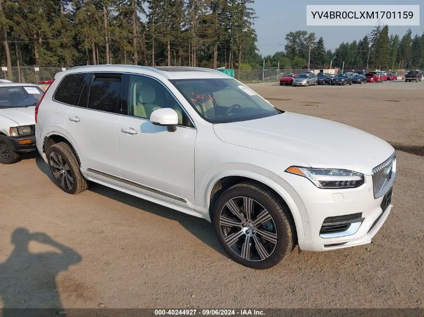 2021 Volvo Xc90 Recharge Plug-In Hybrid T8 Inscription 7 Passenger VIN: YV4BR0CLXM1701159 Lot: 40244927