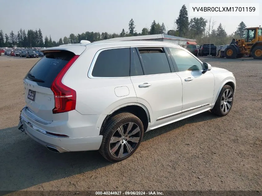 YV4BR0CLXM1701159 2021 Volvo Xc90 Recharge Plug-In Hybrid T8 Inscription 7 Passenger