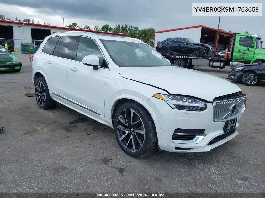 2021 Volvo Xc90 Recharge Plug-In Hybrid T8 Inscription 7 Passenger VIN: YV4BR0CK9M1763658 Lot: 40388335