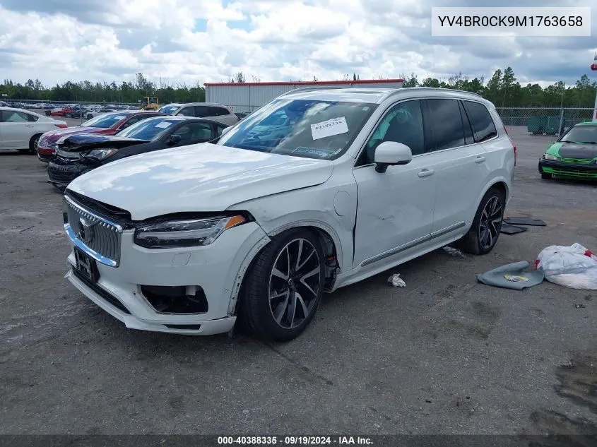 2021 Volvo Xc90 Recharge Plug-In Hybrid T8 Inscription 7 Passenger VIN: YV4BR0CK9M1763658 Lot: 40388335