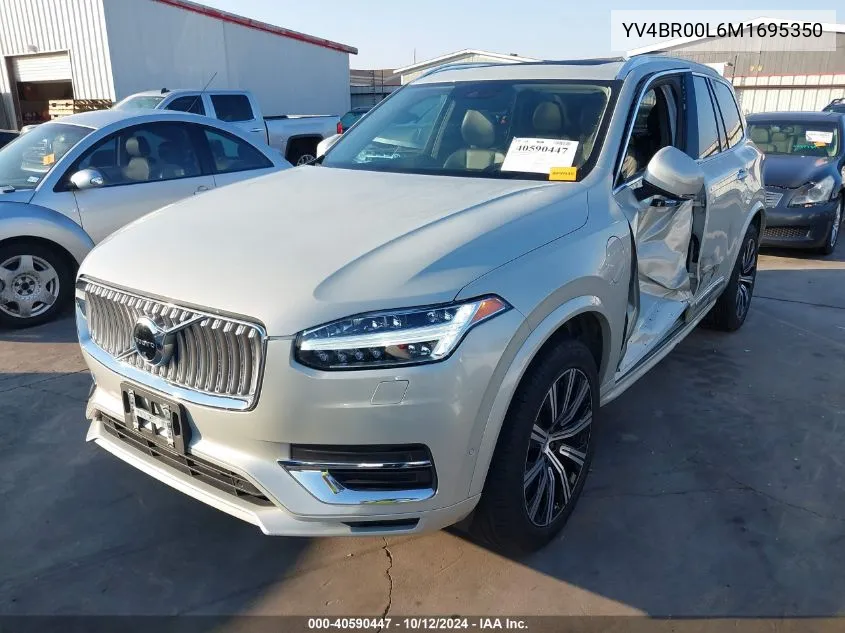 2021 Volvo Xc90 Recharge Plug-In Hybrid T8 Inscription 6 Passenger VIN: YV4BR00L6M1695350 Lot: 40590447