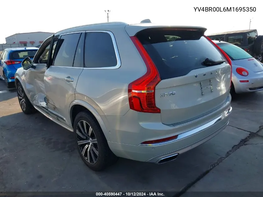 YV4BR00L6M1695350 2021 Volvo Xc90 Recharge Plug-In Hybrid T8 Inscription 6 Passenger