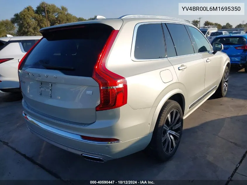 2021 Volvo Xc90 Recharge Plug-In Hybrid T8 Inscription 6 Passenger VIN: YV4BR00L6M1695350 Lot: 40590447