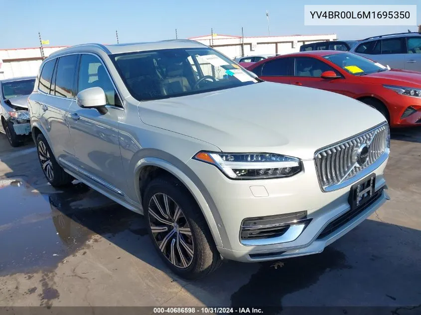 2021 Volvo Xc90 Recharge Plug-In Hybrid T8 Inscription 6 Passenger VIN: YV4BR00L6M1695350 Lot: 40686598