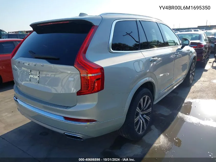 2021 Volvo Xc90 Recharge Plug-In Hybrid T8 Inscription 6 Passenger VIN: YV4BR00L6M1695350 Lot: 40686598