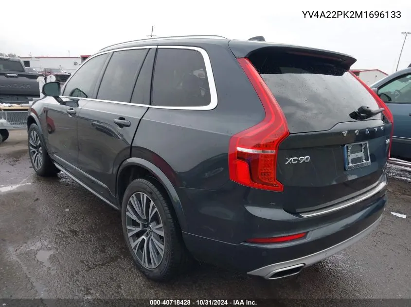 2021 Volvo Xc90 T6 Momentum 7 Passenger VIN: YV4A22PK2M1696133 Lot: 40718428