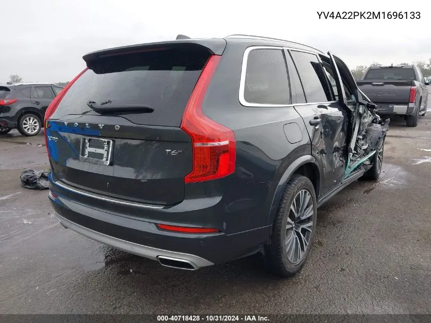 2021 Volvo Xc90 T6 Momentum 7 Passenger VIN: YV4A22PK2M1696133 Lot: 40718428