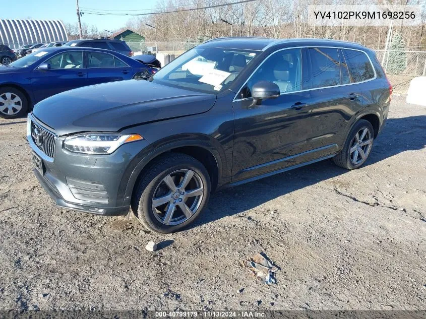 2021 Volvo Xc90 T5 Momentum 7 Passenger VIN: YV4102PK9M1698256 Lot: 40799179