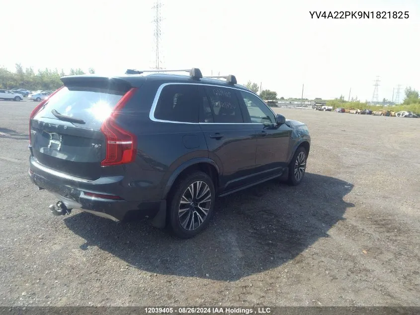 YV4A22PK9N1821825 2022 Volvo Xc90