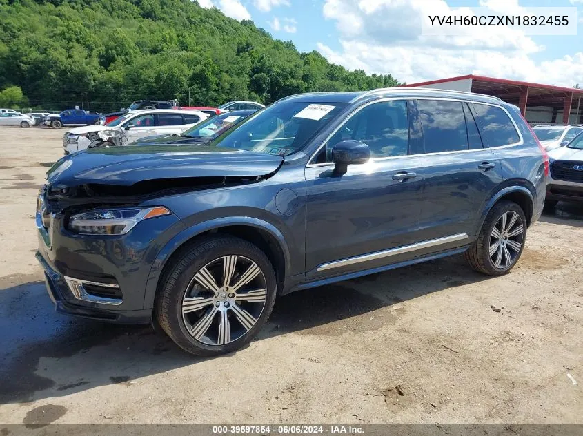 YV4H60CZXN1832455 2022 Volvo Xc90 Recharge Plug-In Hybrid T8 Inscription Expression Extended Range 6P/T8 Inscription Expression Extended Range 7P