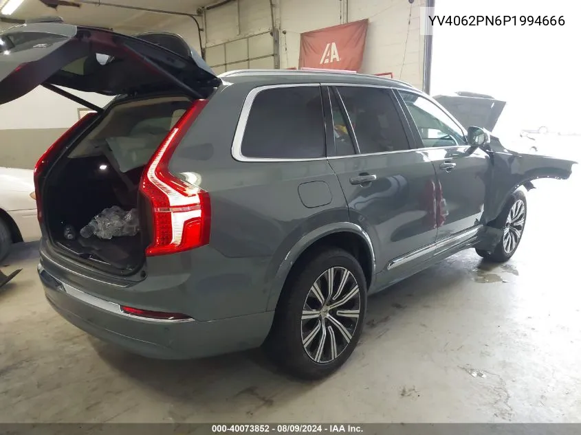 2023 Volvo Xc90 B6 Plus 7-Seater VIN: YV4062PN6P1994666 Lot: 40073852